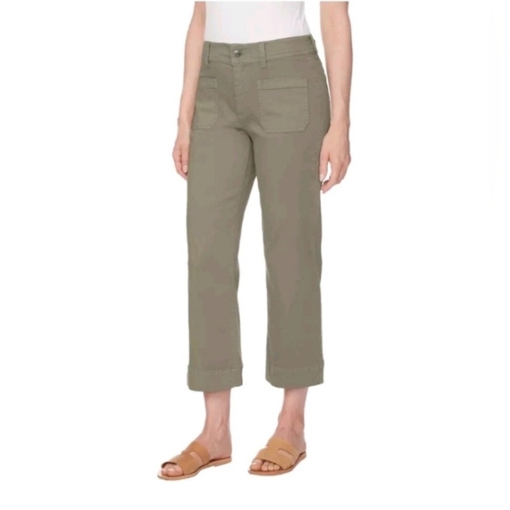 Buffalo David Bitton Cropped Olive Jeans - Picture 1 of 5